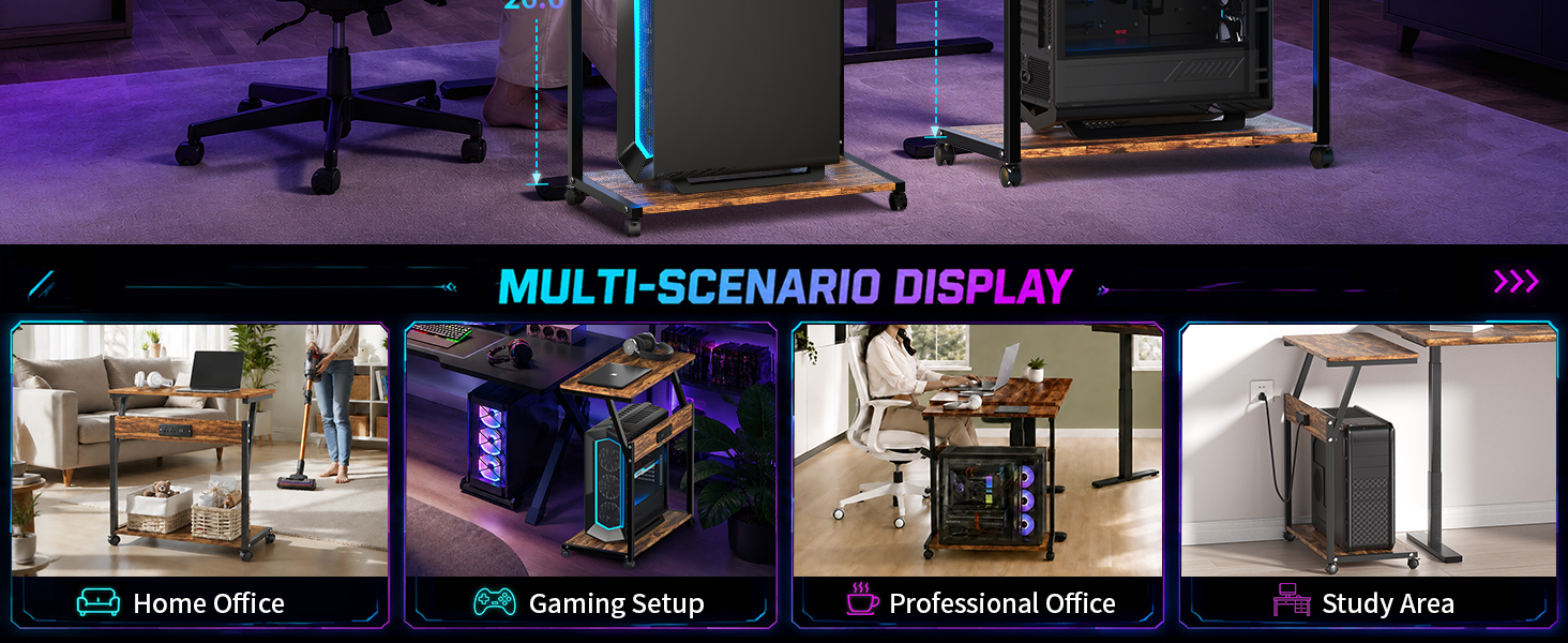 computer stand for floor
