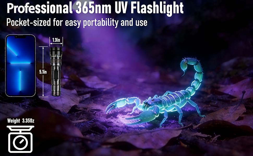 SMALL Ultraviolet Flashlight