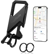 Keychain, Works with Apple Find My, Carabiner Car Key Chains, Bottle Opener | Fob Key Chain Holde...