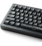 Womier Forged Carbon Fiber Keycaps, Cherry Profile Keyboard Keycaps, 120-Key Side-Printed Keycaps...