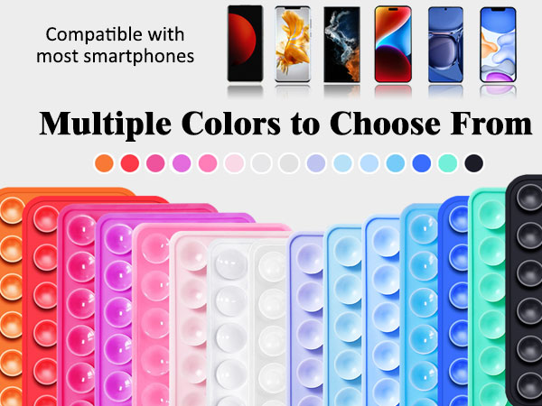 pink suction phone grip