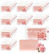 skourvut Bulk Bar Soap Travel Mini Soap Bars Bulk 0.5 oz,Guest Soaps Small for Bathroom,Hotel Soa...