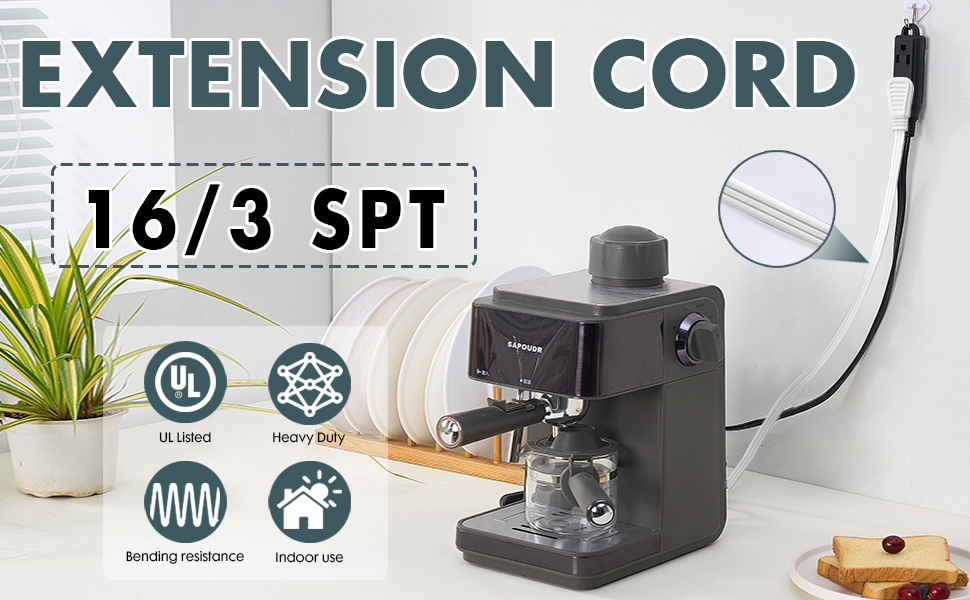 white extension cord