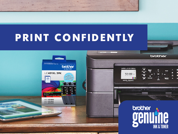 Print Confidently with Brother Genuine Ink & Toner