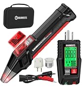 KAIWEETS Circuit Breaker Finder with LCD Display, GFCI Outlet Tester, Electrical Circuit Tracer T...