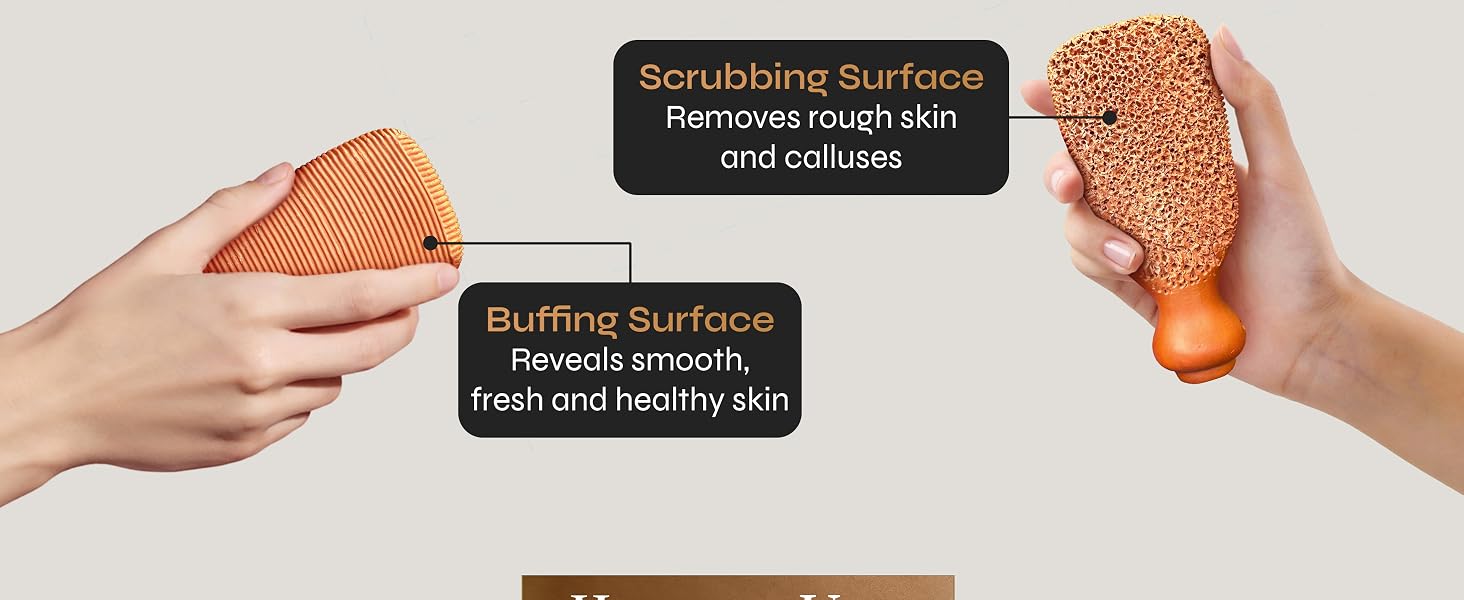 Facón Pumice Stone Exfoliating Foot Scrubber