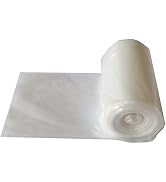 PlasticMill Plastic Tablecloth: Clear, 1.5 Mil, 66x108, 70 Pack.