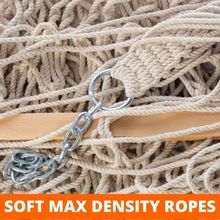 ROPE HAMMOCK WITH SOFT, MAX DENSITY ROPE