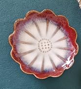 Ceramic Spoon Rest for Stove Top, Flower Cute Spoon Rest for Kitchen Counter, Cooking Spoon Holde...