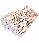 600pcs Gun Cleaning Swabs ,6 Inch Long Wooden Handle Cleaning Swabs,Lint Free Long Cotton Swabs f...