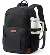 LOVEVOOK Laptop Backpack for Women Men with Giant Tumbler Holder - DIY Cute 15.6Inch Work Compute...