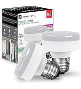 Xtricity LED Puck Light Bulb, E26 Bulb Base, Dimmable, Flat Light Bulb 11W (60W Equivalent), 800 ...