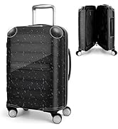 Yotako Zippered Clear PVC Suitcase Cover Protectors 25 Inch Luggage Cover With Rounded Corner Thi...