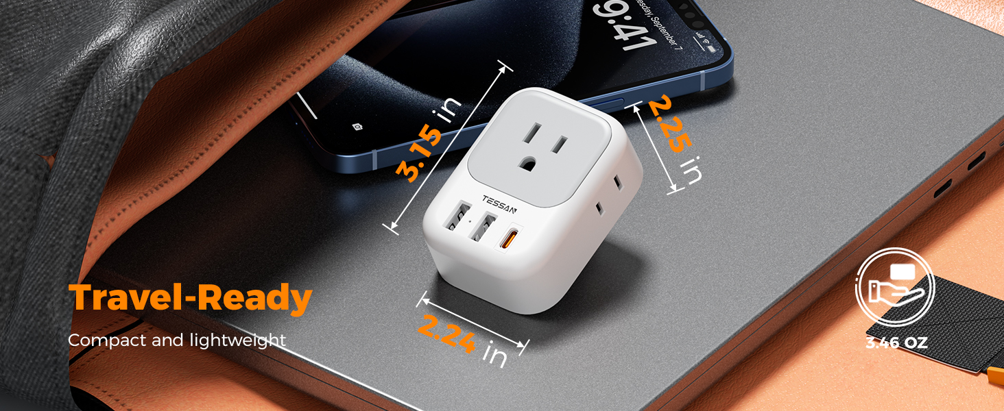 Outlet Adaptor US to Japan China Mexico Philippines Canada Peru Thailand Vietnam