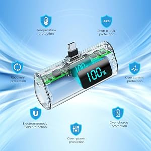 Portable Charger USB C