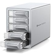 Yottamaster 5 Bay Hard Drive Enclosure, 10Gbps Daisy-Chain 5 Bay DAS, Aluminum USB C DAS Enclosur...