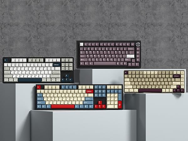 Doubleshot 139 Key Caps, 4 Color Optionnal