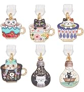 OLYCRAFT 6Pcs Dust Plug Charm Type C Anti Dust Plugs 0.8~1.5 inch Long Mobile Dustproof Plugs wit...