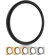 libtit 7inch LED Flush Mount Ceiling Light, Dimmable & 5Color Temperatures (3000K-6500K), 15W Rou...