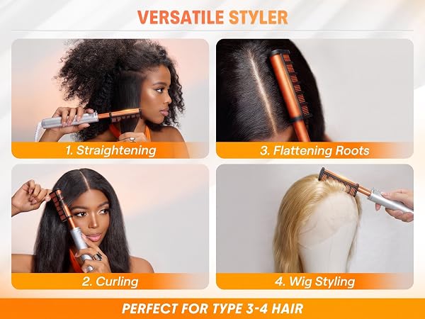 anti burn hot comb