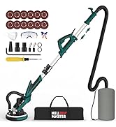NEU MASTER Drywall Sander, Electric Drywall Sander Variable Speed Pole Sander with Vacuum, 900-18...