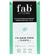 Fab Little Bag Starter Plus Pack - 45 Sanitary Disposal Bags Plus Recyclable Refill Pack for Out ...