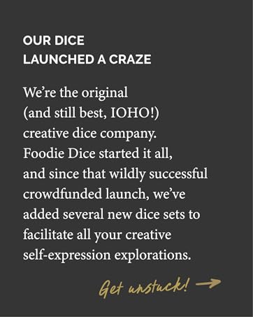 Our original dice sets facilitate all your creative expressions