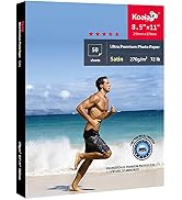 Koala Ultra Premium Photo Paper Satin 8.5x11 Inch Heavyweight 72lb for Inkjet Printer 50 Sheets