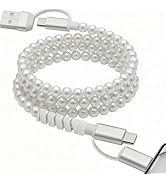 Atsidexa 4-in-1 Beaded Charging Cable, Metal Design, Nicely Packed, 60W Fast Charging, MFi Certif...