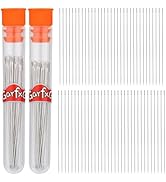 GarfxG 120pcs Beading Needles Straight Beading Needles for Jewelry Making, Size 10 and Size 11 Fi...
