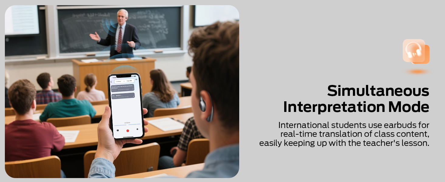 Simultaneous Interpretation Mode