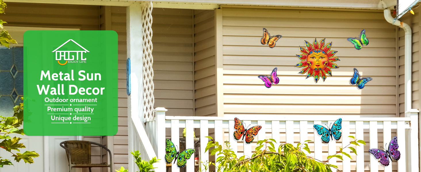 outdoor wall decor for patio yard garden