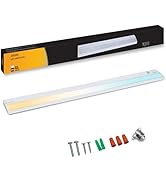 Ansen Hardwired Under Cabinet Lighting, 48in 26W LED Light for Kitchen/Closet, CRI>92, R9>90, Dim...