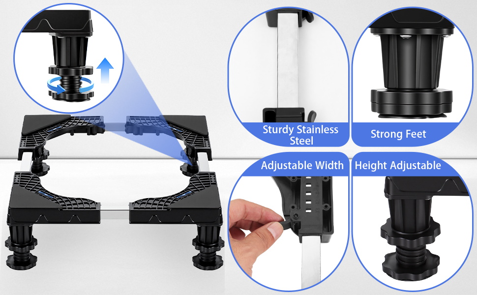 Piunaoa Universal Mini Fridge Stand