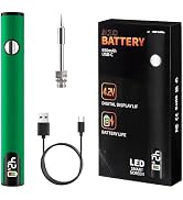 510 Thread Battery Cart Pen, W/Welding Pen Portable Electric Soldering Iron Kit, Adjustable Volta...
