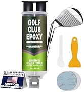 Pro Strength Golf Club Epoxy - Fast Setting 5 Minute Adhesive for Repairing Loose Driver & Iron H...