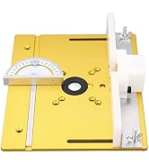 Aluminium Router Table Insert Plate, Metal Router Lift System DIY Router Table for Woodworking Be...
