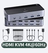 HDMI kvm switch 2 monitors 2 computers