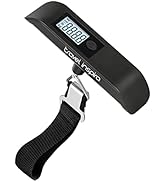 travel inspira Luggage Scale, Portable Digital Hanging Baggage Scale for Travel, Suitcase Weight ...