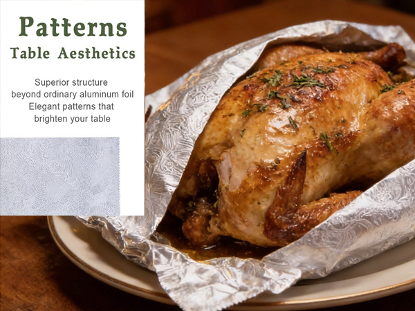Mestaek patterns Aluminum Foil Sheets brighten your table