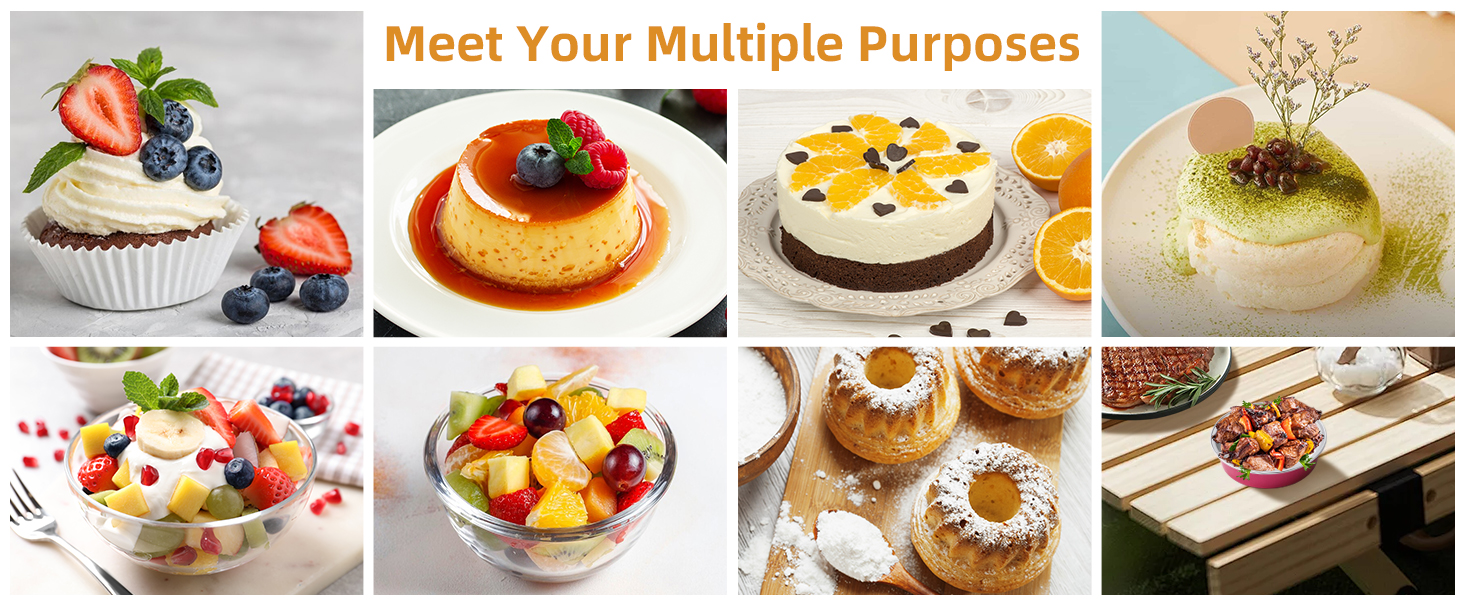 To cook lots of delicious desserts with Beasea disposable baking cups