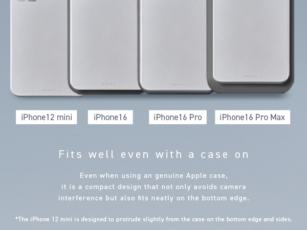 fits neatly even with a phone case on