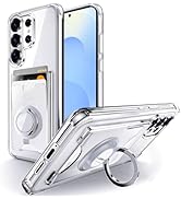 Shields Up for Samsung Galaxy S26 Ultra Case, Minimalist Wallet Case with Card Holder (3 Cards) &...