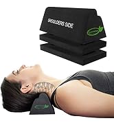 Lumia Wellness Cervical Orthotic Traction Block | Firm | Spinal & Neck Alignment | 3-Height Adjus...