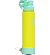 avodvo 24oz Insulated Water Bottle with 2-in-1 Straw and Spout Lid, Keeps Cold 24H, Leak-Proof, B...