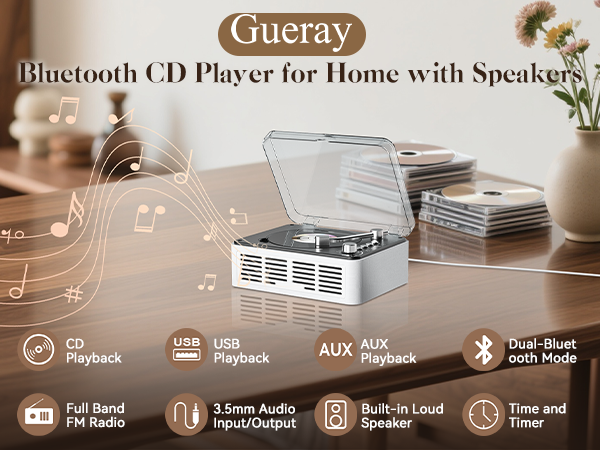 cd player record player