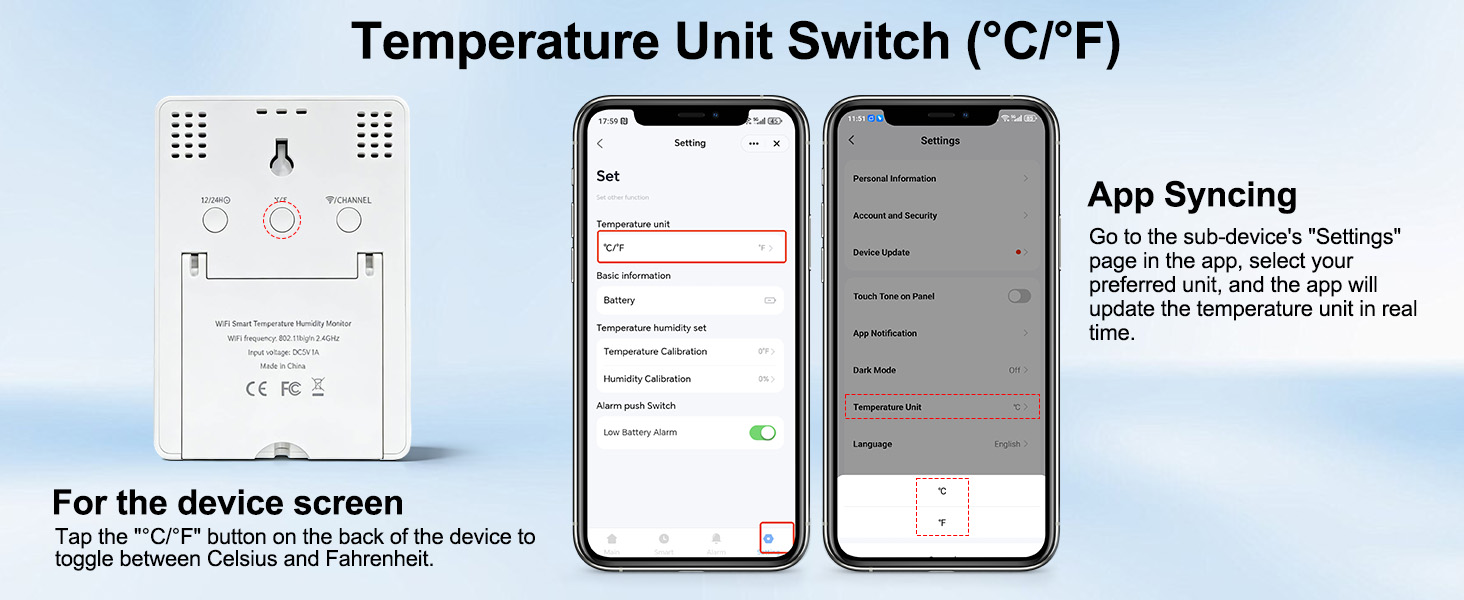 wifi thermometer with humidity