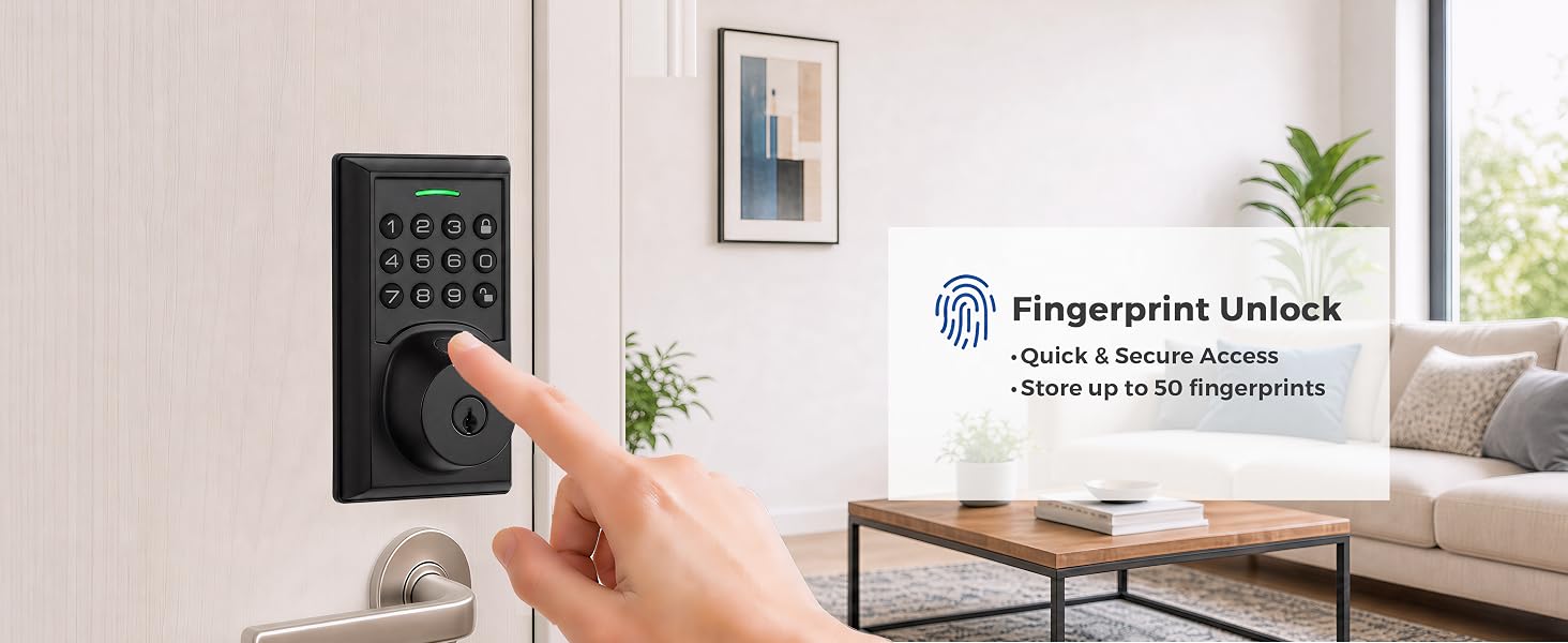 Fingerprint Unlock Smart Lock