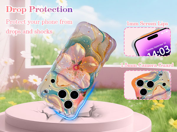 Raised Bezels Protection: Protects your screen and camera from scratches, scrapes and impacts.