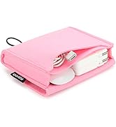 NIDOO Portable Felt Storage Bag, Electronics Accessories Protective Case Pouch for MacBook Power ...